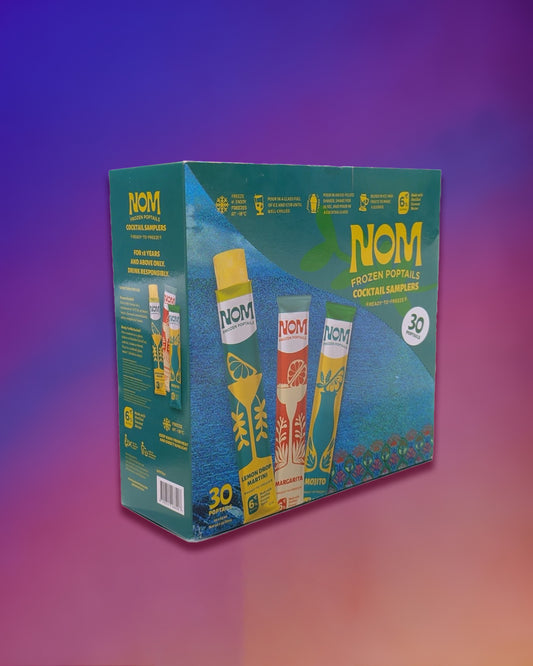 NOM Frozen Poptail | Cocktail Sampler Party Pack of 30's