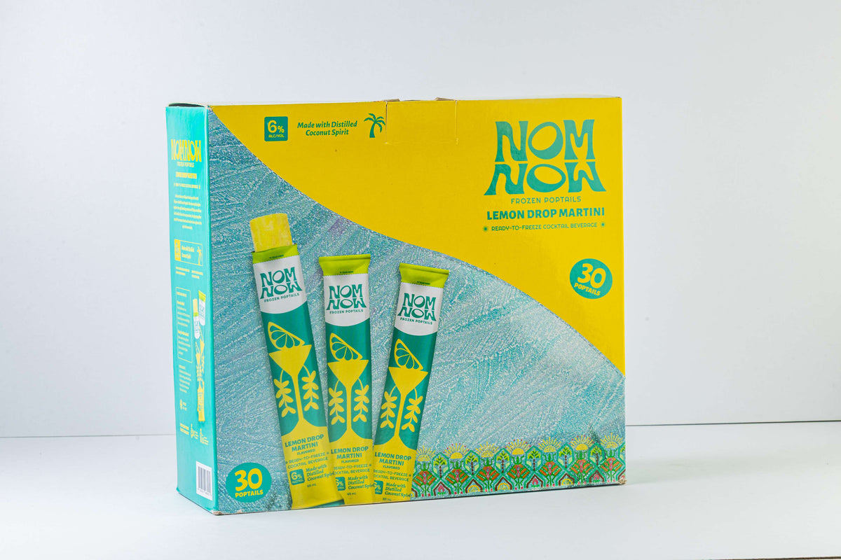 NOM Frozen Poptails | Lemon Drop Martini Party Pack of 30's