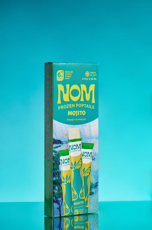 NOM Frozen Poptails | MOJITO Retail Pack of 3