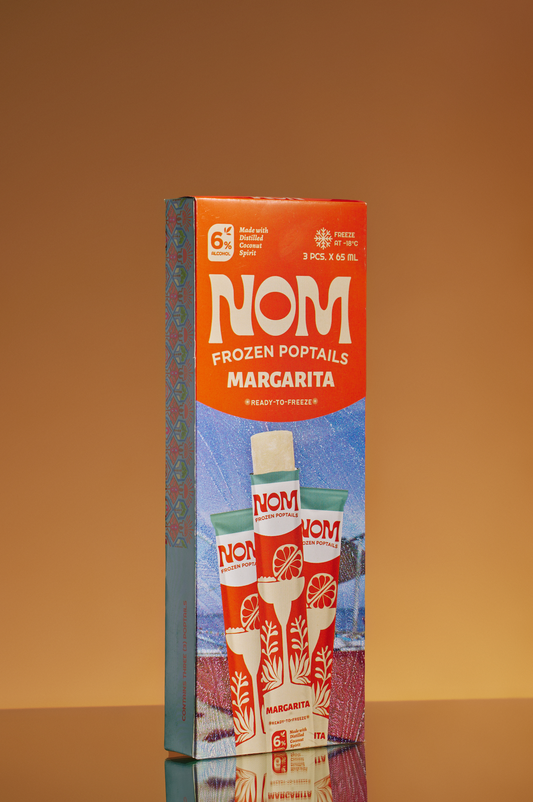 NOM Frozen Poptails | MARGARITA Retail Pack of 3